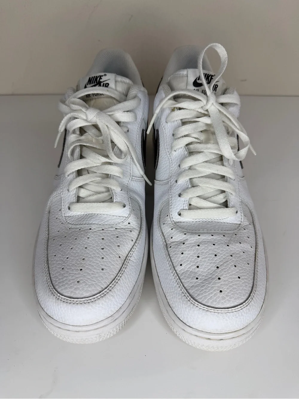 Nike Air Force 1 Low '07 White Black Sneakers CT2302-100 Men’s Size 47.5 US 13